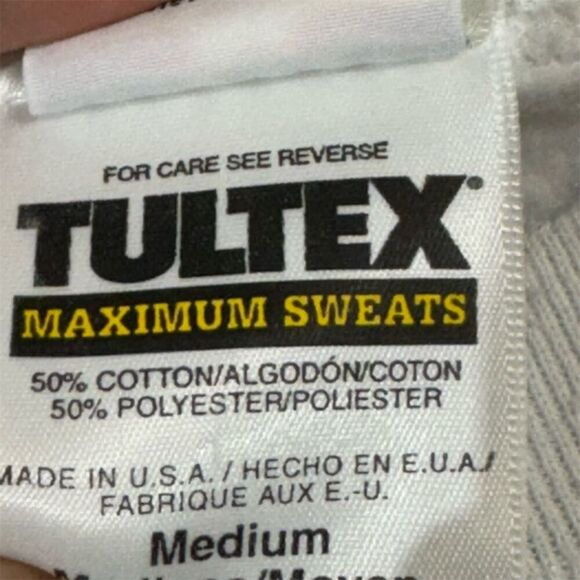 VTG 1997 Looney Tunes Taz Sweatshirt Tultex Medium St Patrick’s Day USA Made - Picture 5 of 6